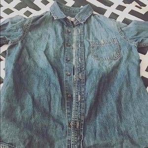 BOYS BLUE JEAN SHIRT